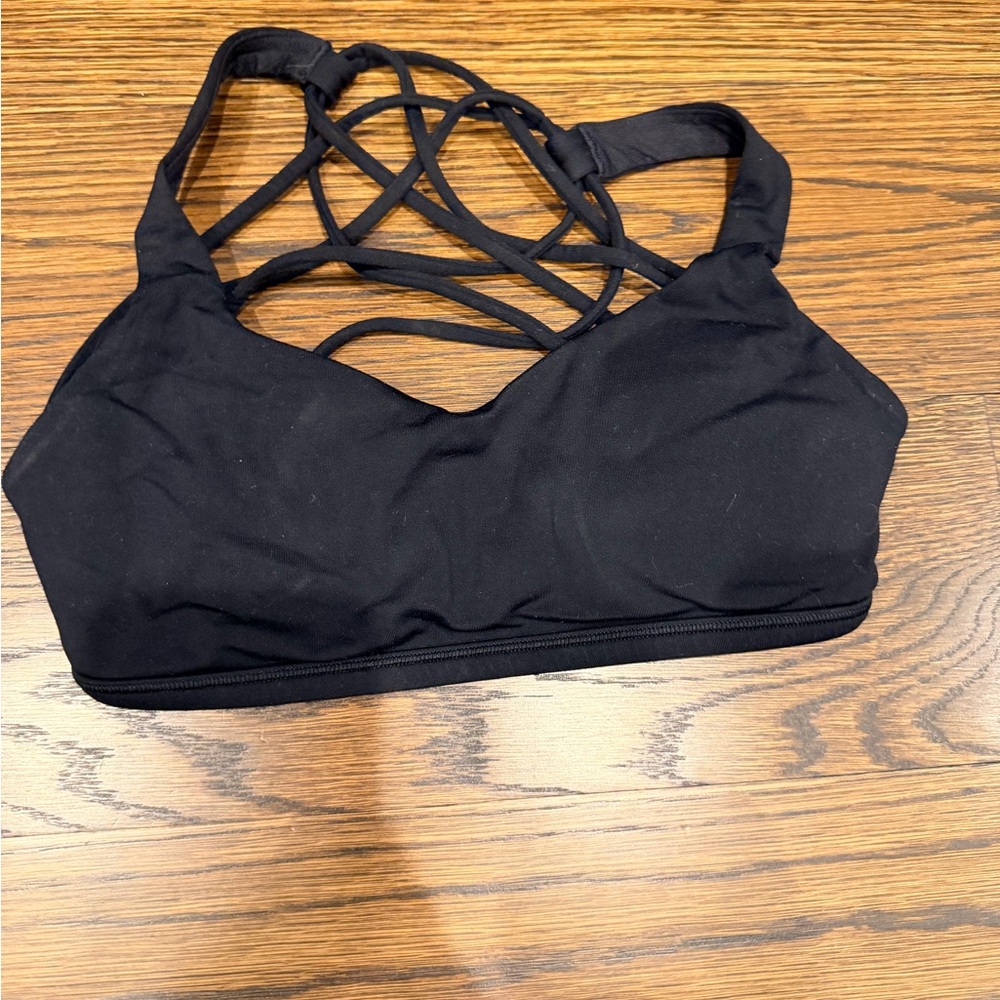 lululemon athletica Black Strappy Sports Bra